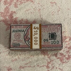 Mermaid Way Beaded Money Clutch